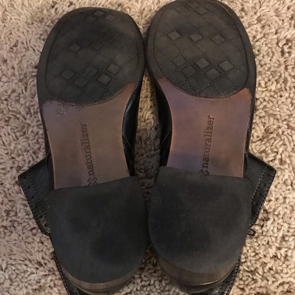 Naturalizer Black Ankle Boots Booties Size 6.5 VGC - Picture 8 of 8